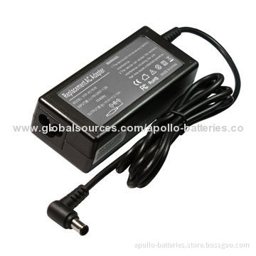 19.5V/2.15A/6.0 x 4.4mm laptop adapter for Sony, American and European standard